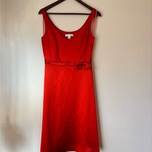 Banana Republic Red Sheath Midi Dress for Cocktail